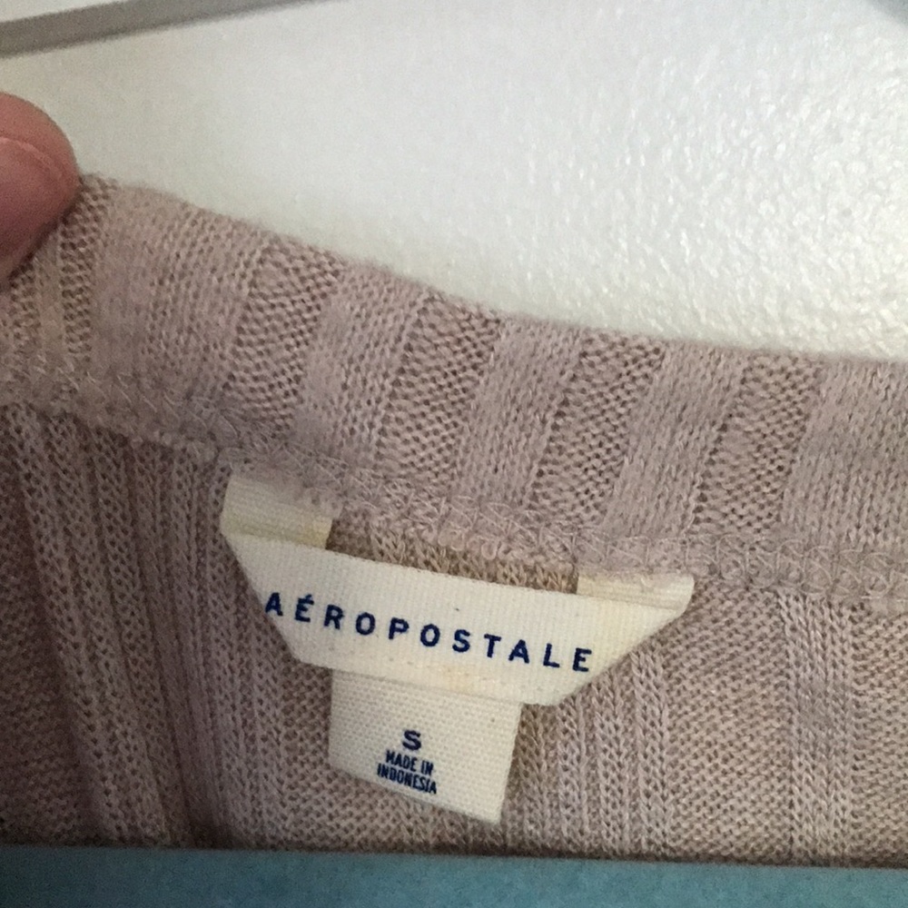 Aeropostale Long-Sleeve V-Neck Sweater - Picture 3 of 3